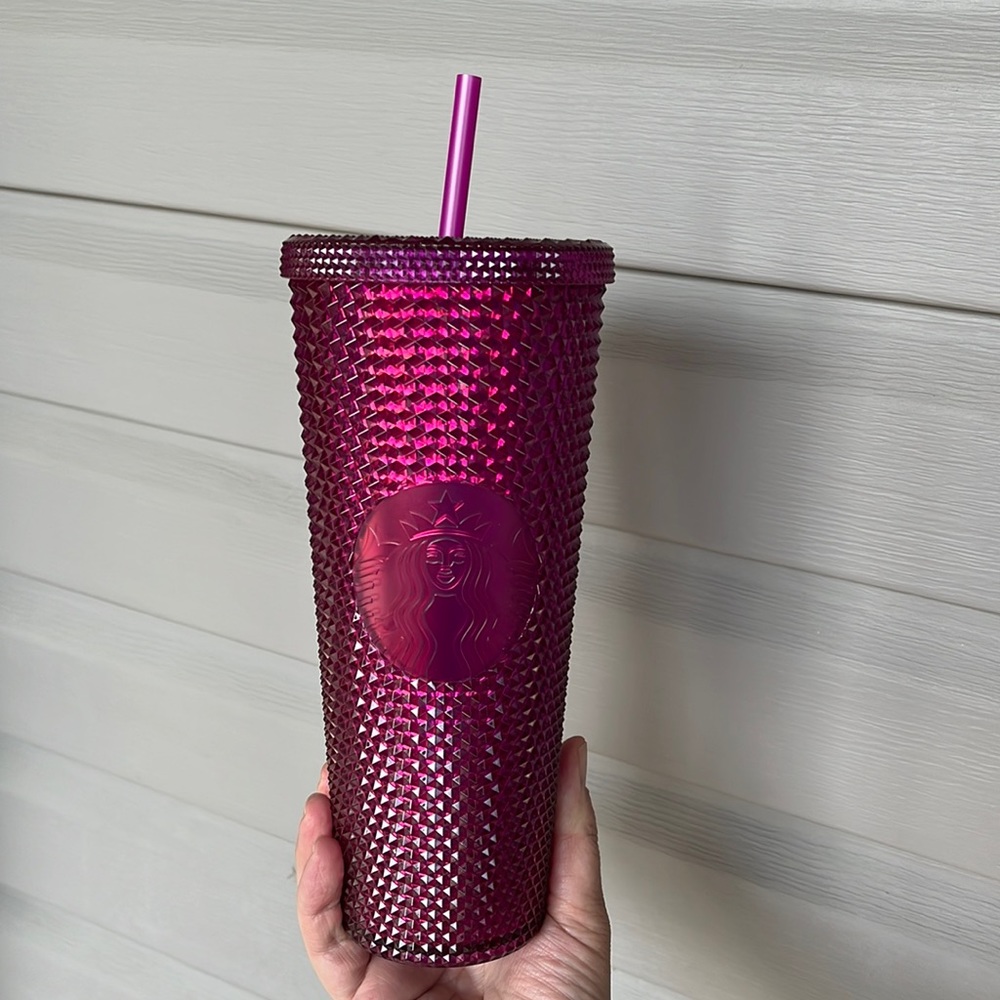 Starbucks  brand new Berry studded tumbler !